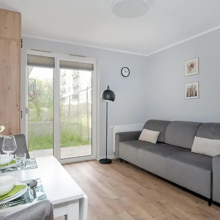 公寓 Jasny & Elegancki Typu Z Tarasem By Renters